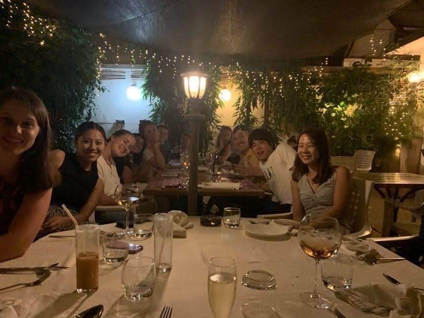 An awesome group night out to a local Thai (yes, Thai!) restaurant in Point E neighborhood, Dakar.